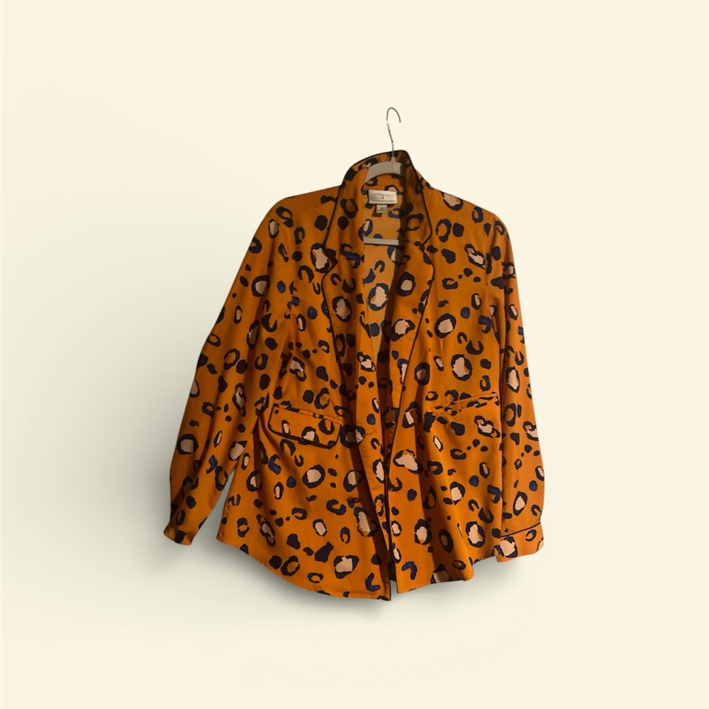 3.1 Phillip Lim for Target Orange Leopard Print Blouse